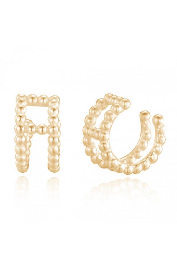 Pendiente earcuff - BOLITAS - - Imagen 3