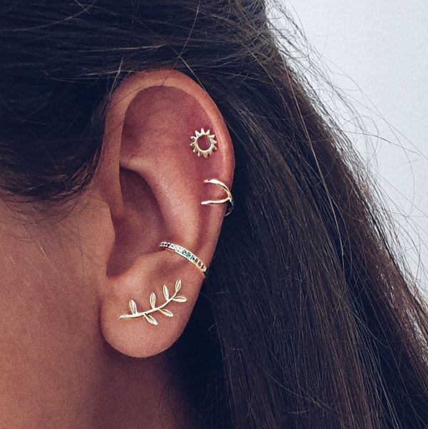 Pendiente earcuff X - Imagen 2